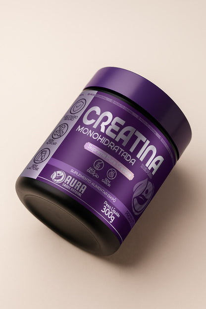 Creatina monohidratada 300 gramas - Aura