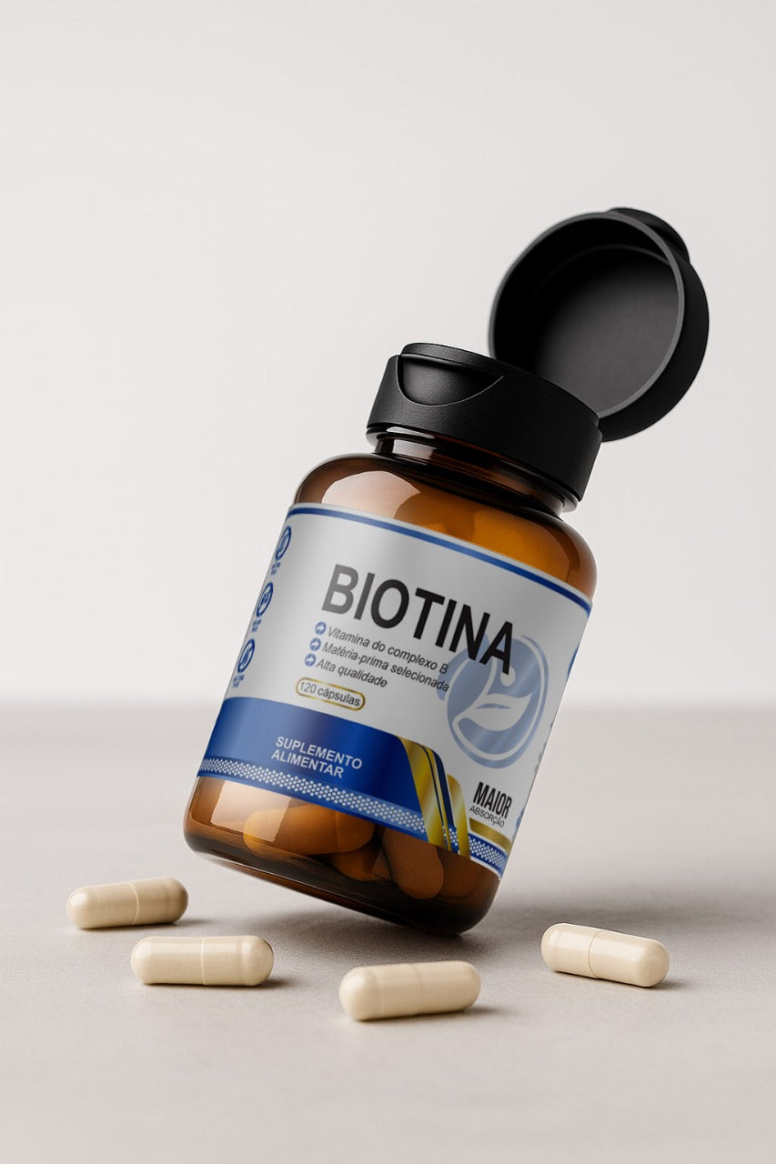 Biotina 120 cápsulas - Grupo Aura