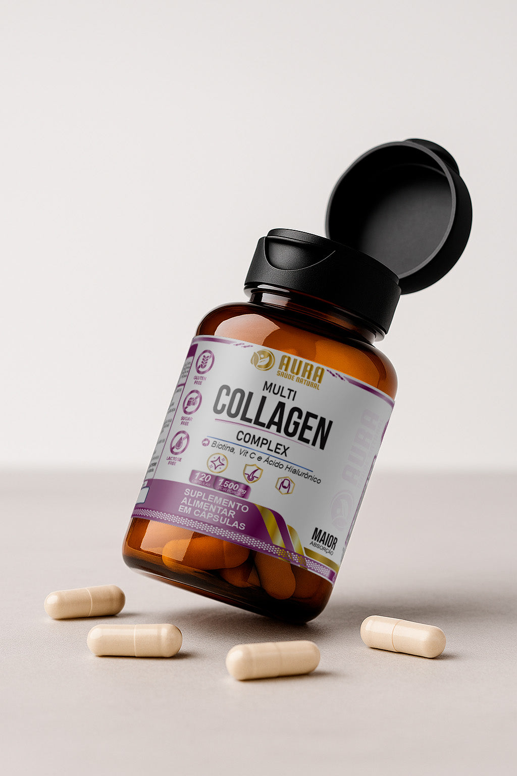 Multi Collagen 120 cápsulas - Grupo Aura
