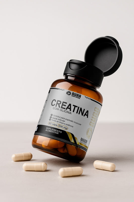 Creatina com Glicina 60 cápsulas - Grupo Aura