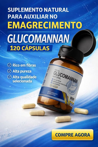Glucomannan 120 cápsulas - Grupo Aura